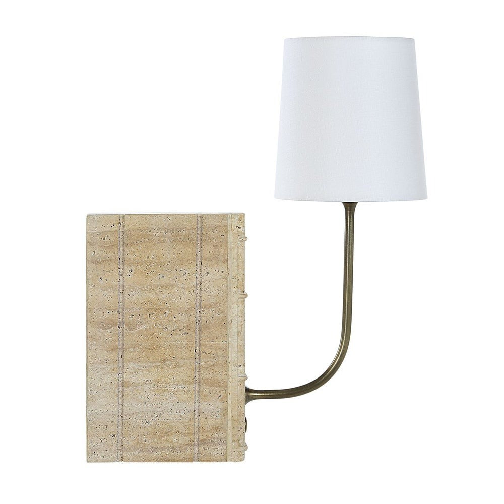 Book Mini Lamp – Travertine