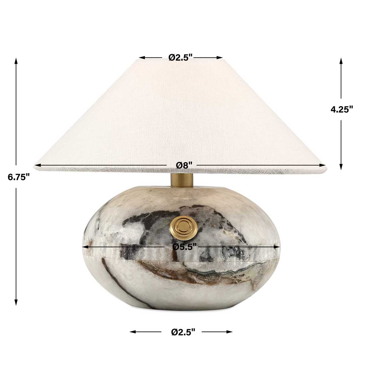 Curling Stone Rechargeable Mini Lamp