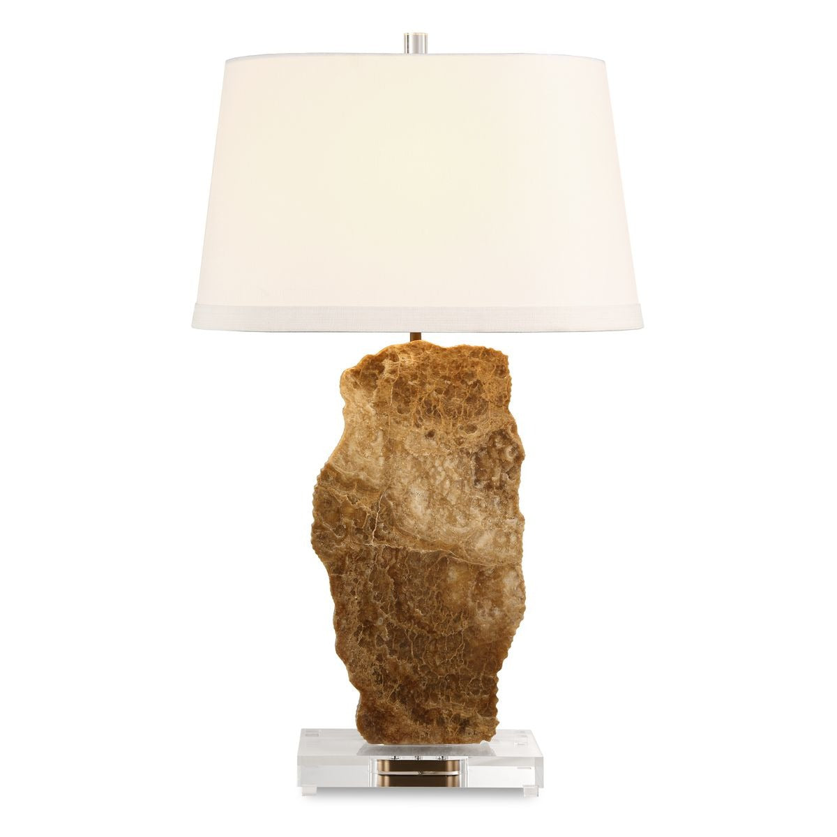 Slice Table Lamp – Latte Onyx