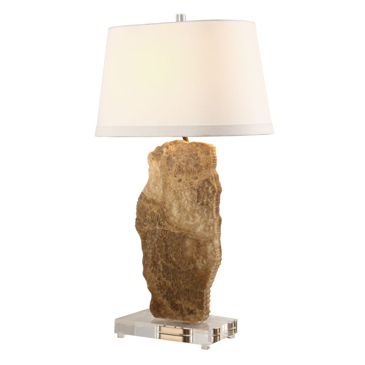 Slice Table Lamp – Latte Onyx