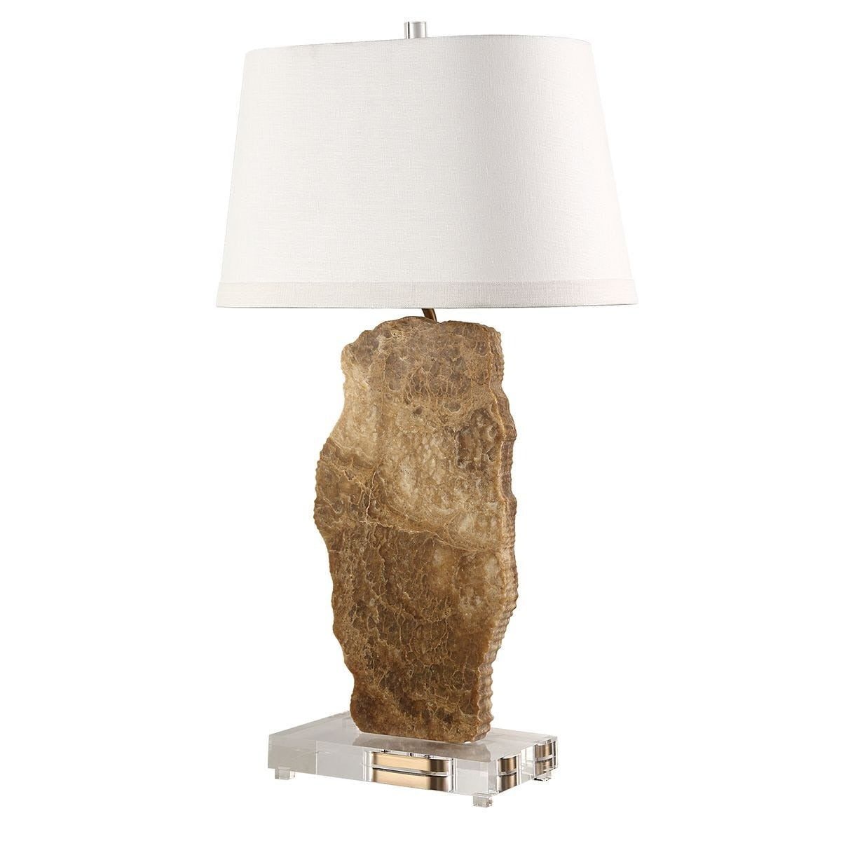 Slice Table Lamp – Latte Onyx