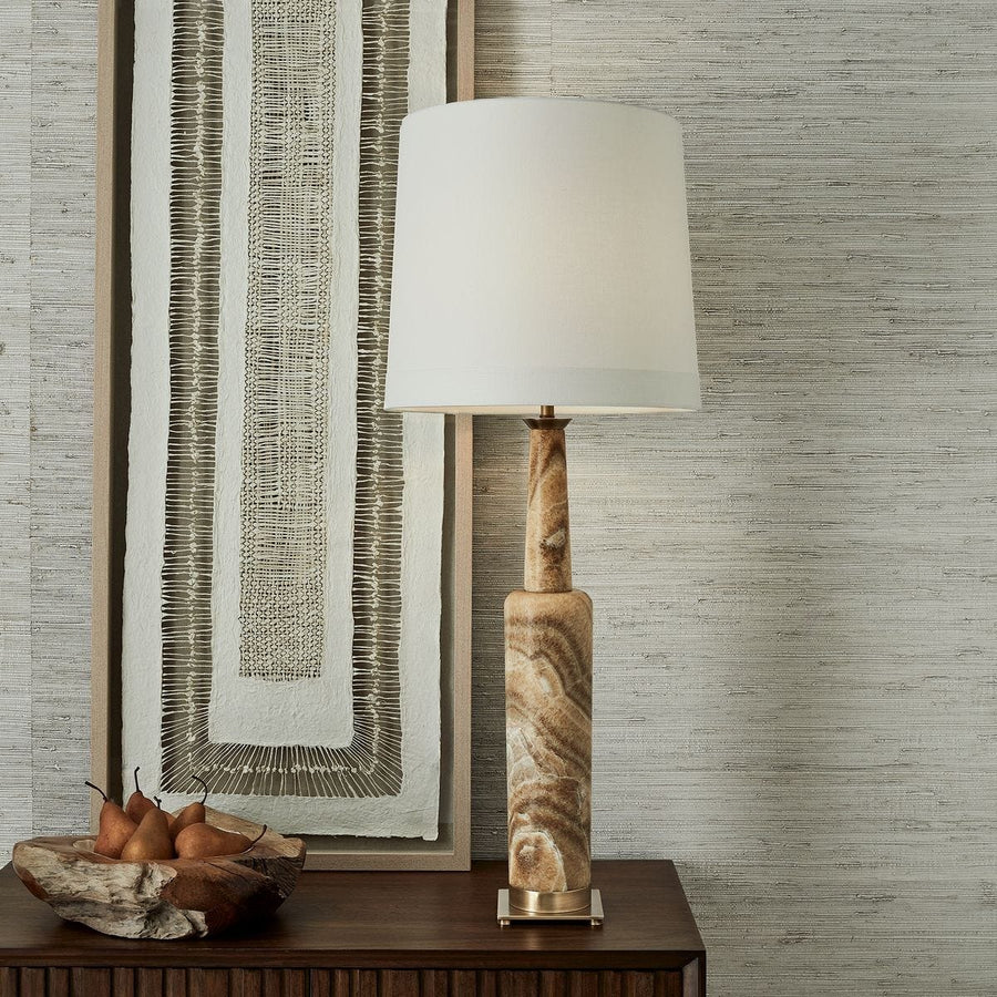 Statuesque Table Lamp – Latte Onyx