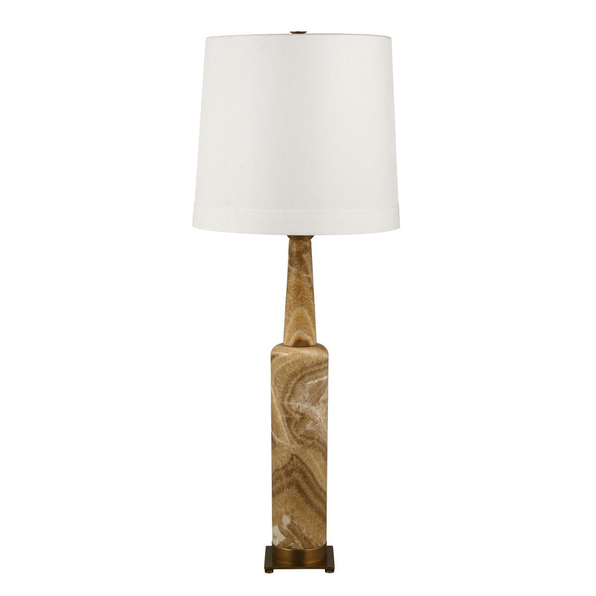 Statuesque Table Lamp – Latte Onyx