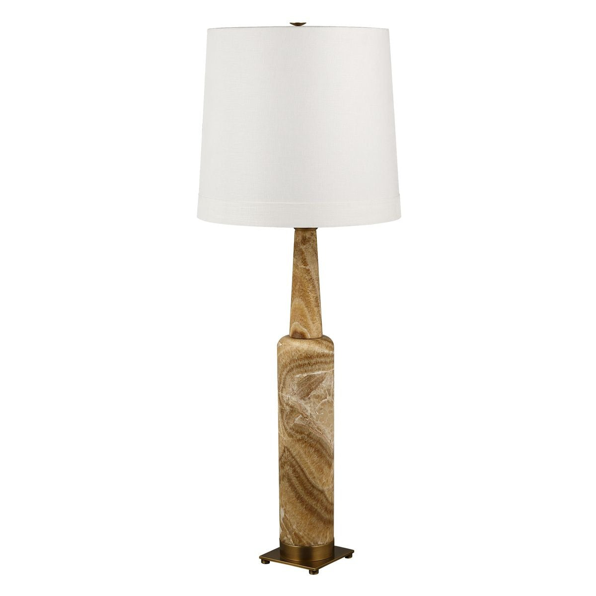 Statuesque Table Lamp – Latte Onyx