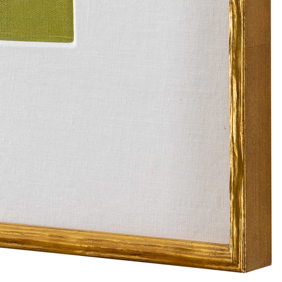 Petite Bijoux Framed Canvases – Lime, Set of 2