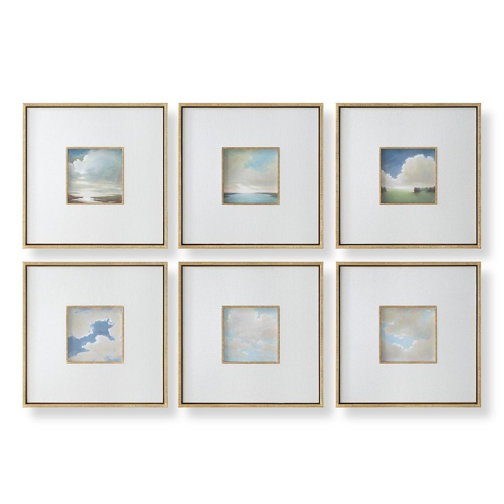 Cumulation Framed Canvases – Set of 6