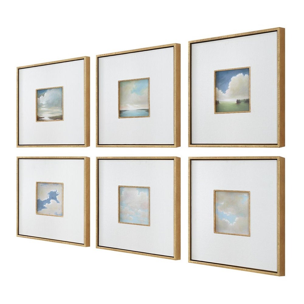 Cumulation Framed Canvases – Set of 6