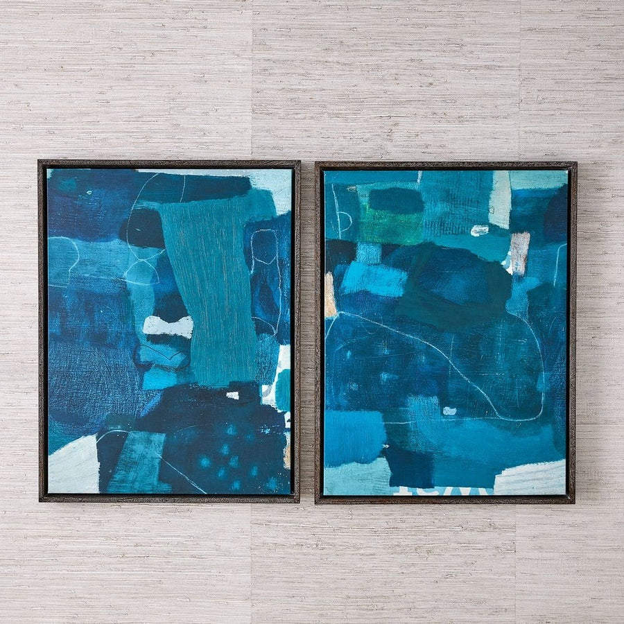 Wait Until Dusk Framed Canvas Diptych – Small, Set of 2