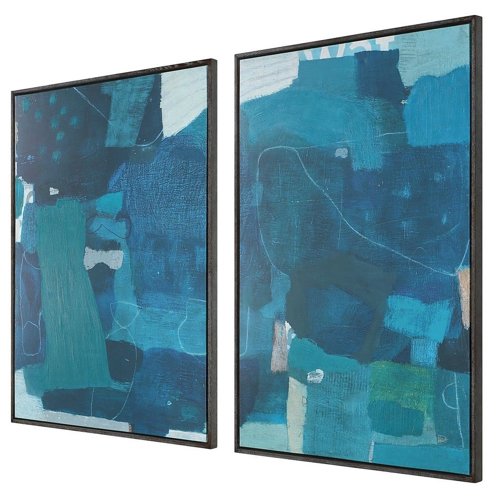 Wait Until Dusk Framed Canvas Diptych – Small, Set of 2