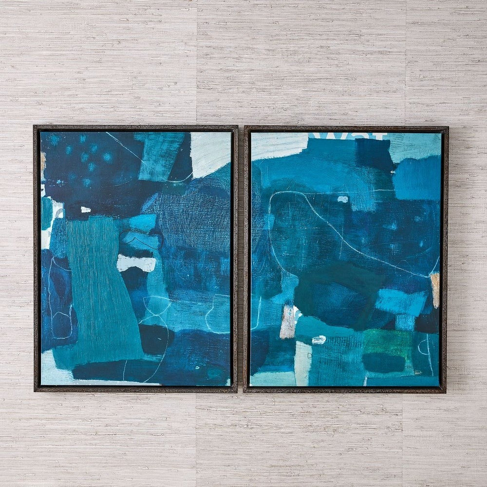 Wait Until Dusk Framed Canvas Diptych – Small, Set of 2