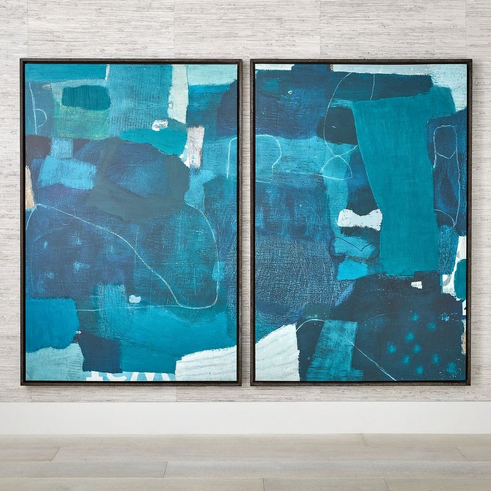 Wait Until Dusk Framed Canvas Diptych – Large, Set of 2
