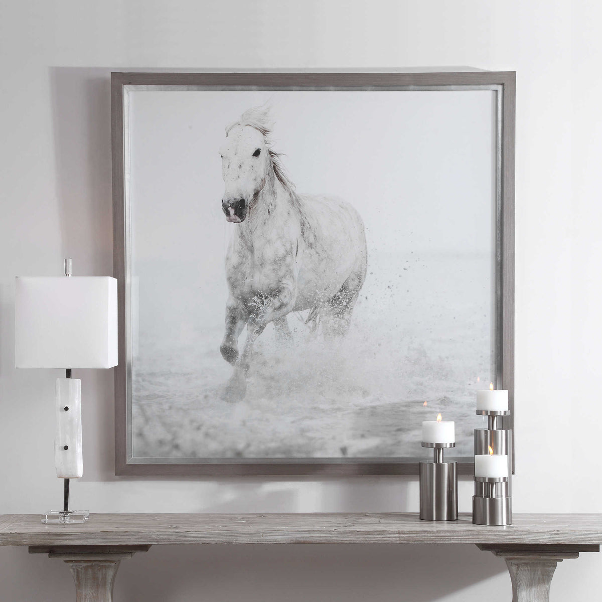 Running Free Framed Print
