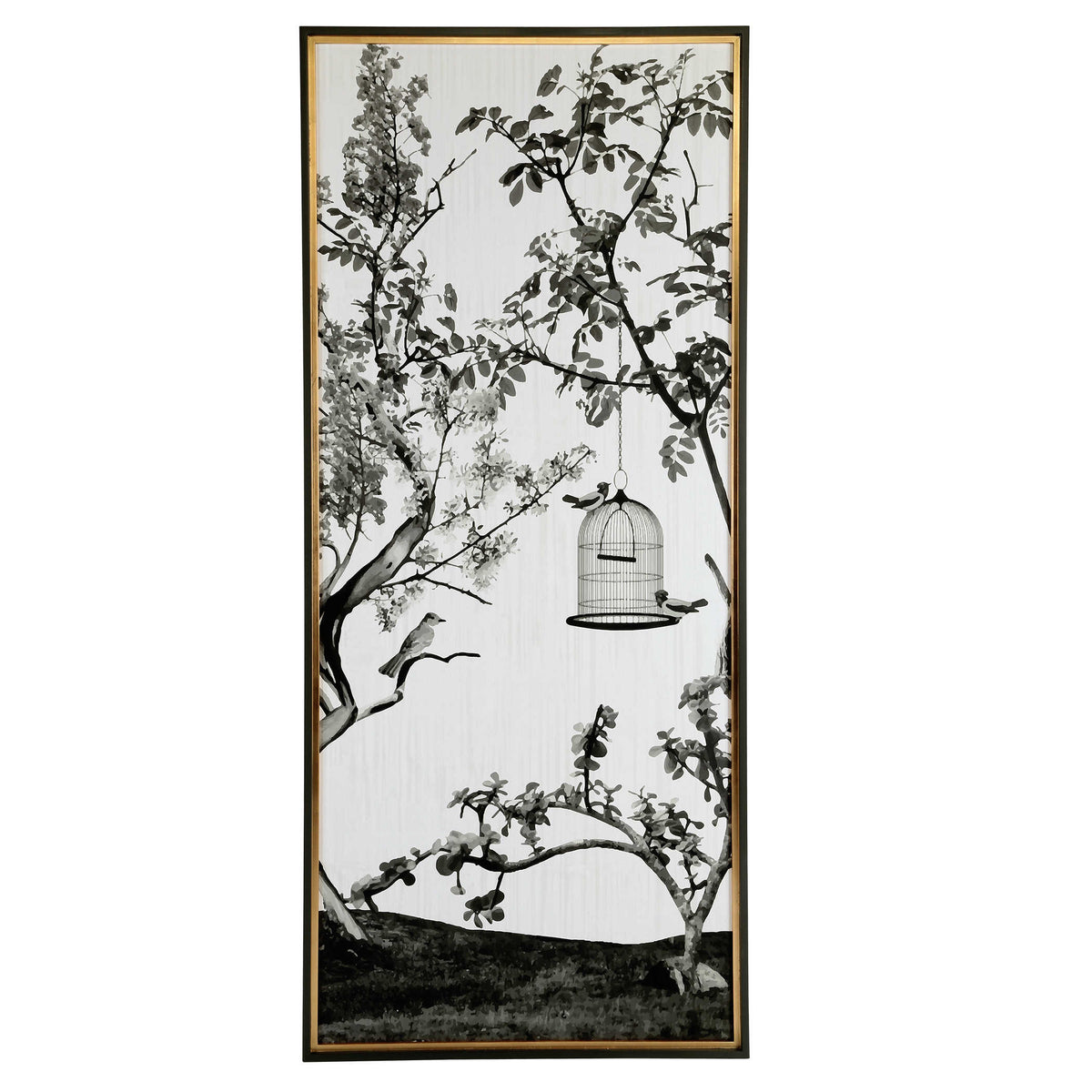 Woodland Songbird Framed Print – Right