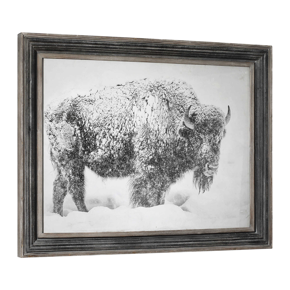 In The Storm Framed Print