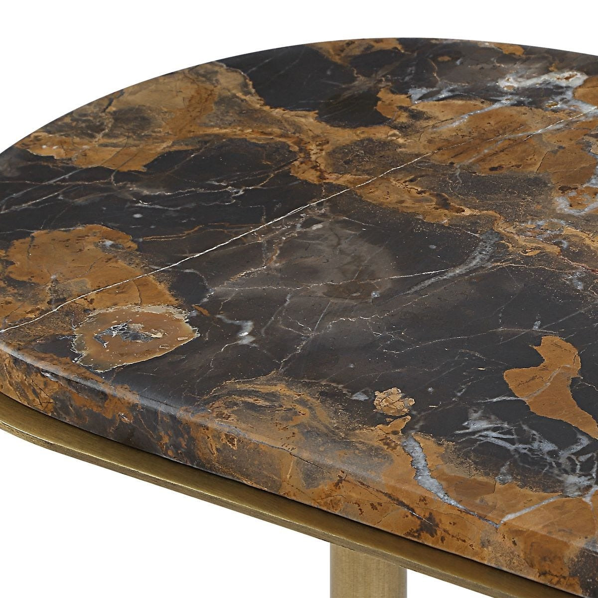 Lozenge Accent Table – Michelangelo Marble