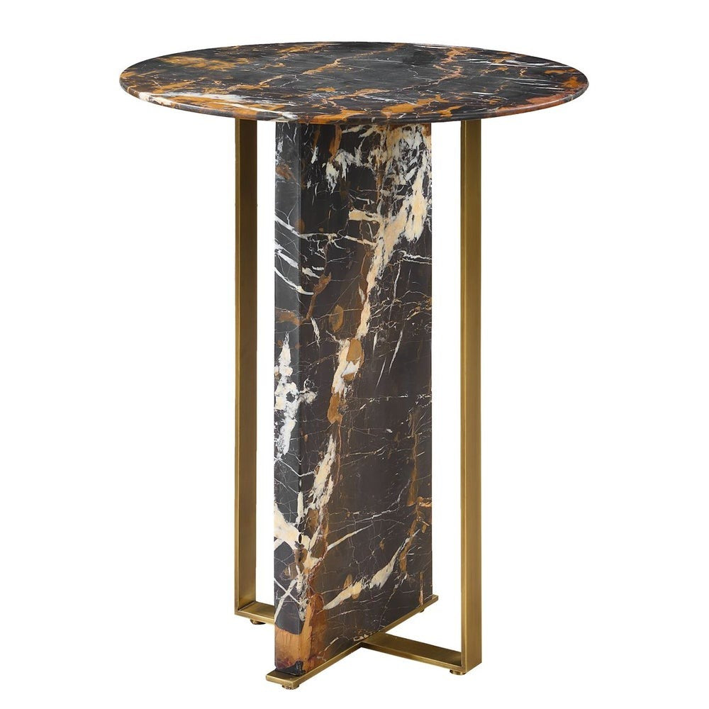Joist Accent Table – Michelangelo Marble