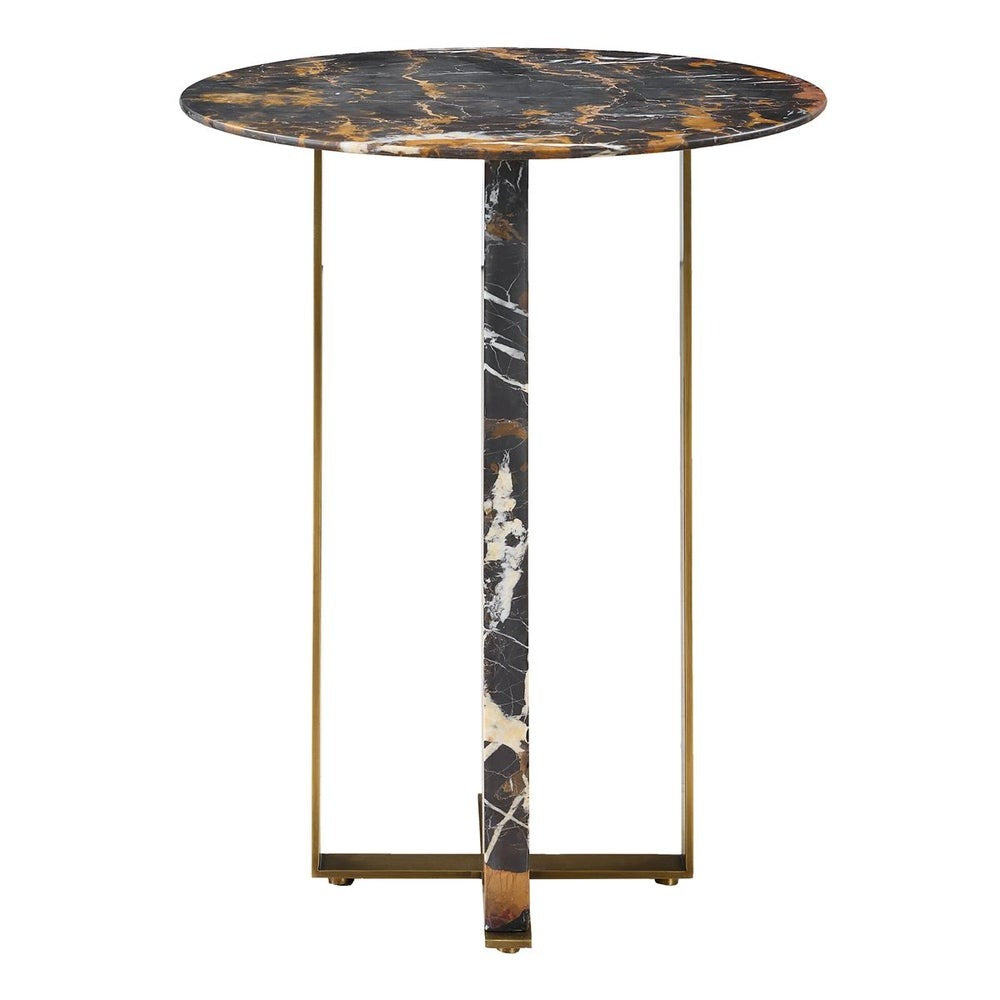 Joist Accent Table – Michelangelo Marble