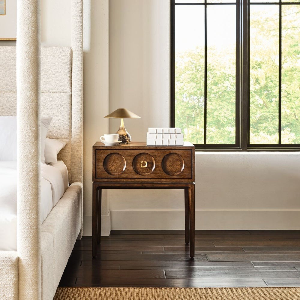 Roundabout Side Table in Cocoa Brown