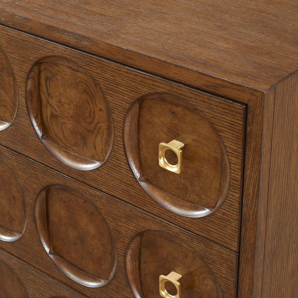 Roundabout 3 Drawer Chest in Cocoa Brown