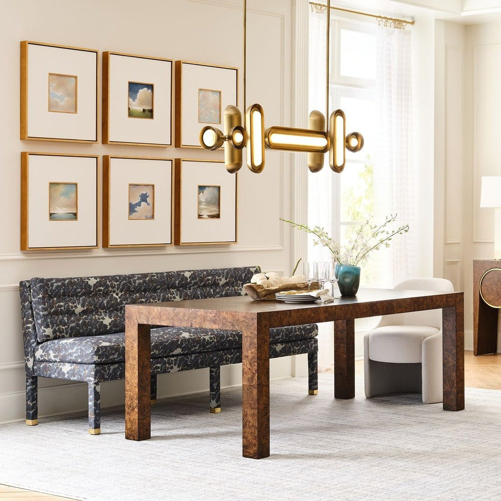 Ingrain Extending Dining Table – Cocoa Brown
