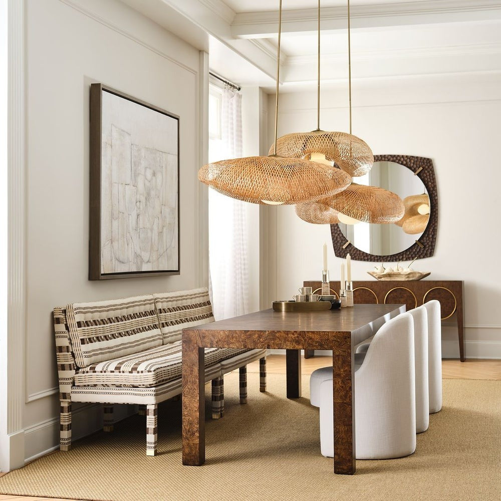 Ingrain Extending Dining Table – Cocoa Brown