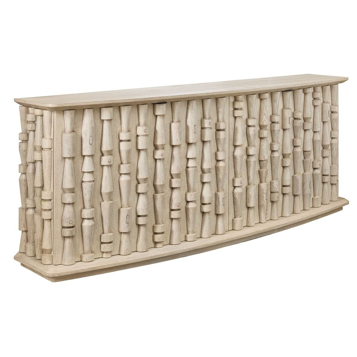 Spindle 4 Door Cabinet