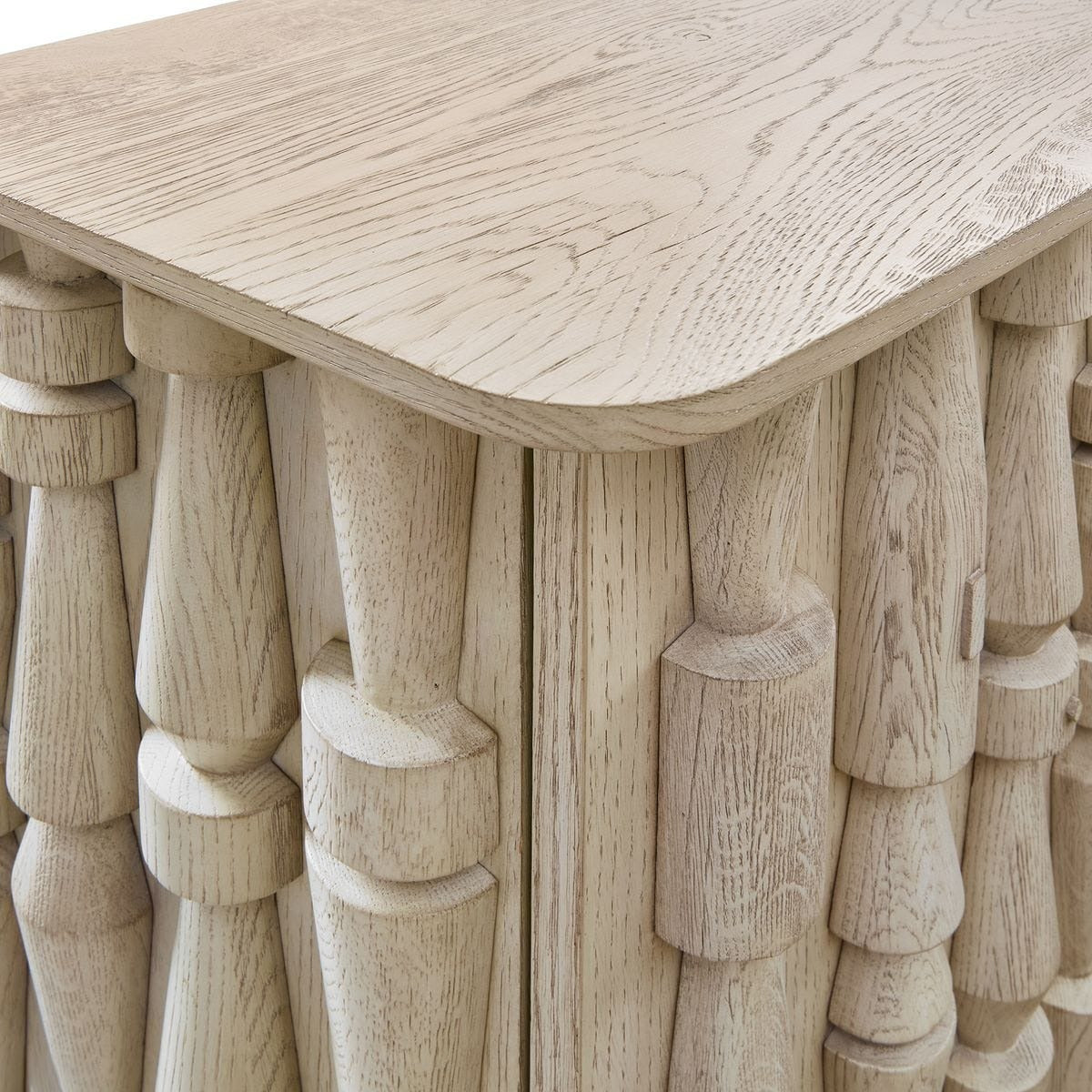 Spindle 4 Door Cabinet