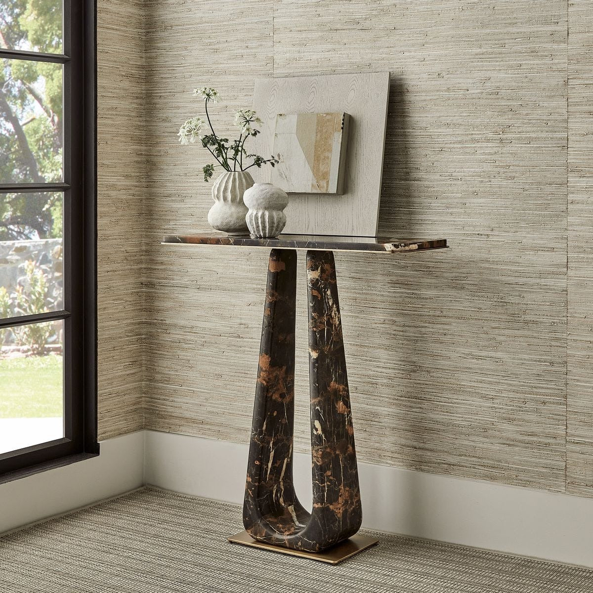 About Turn Console Table – Michelangelo Marble