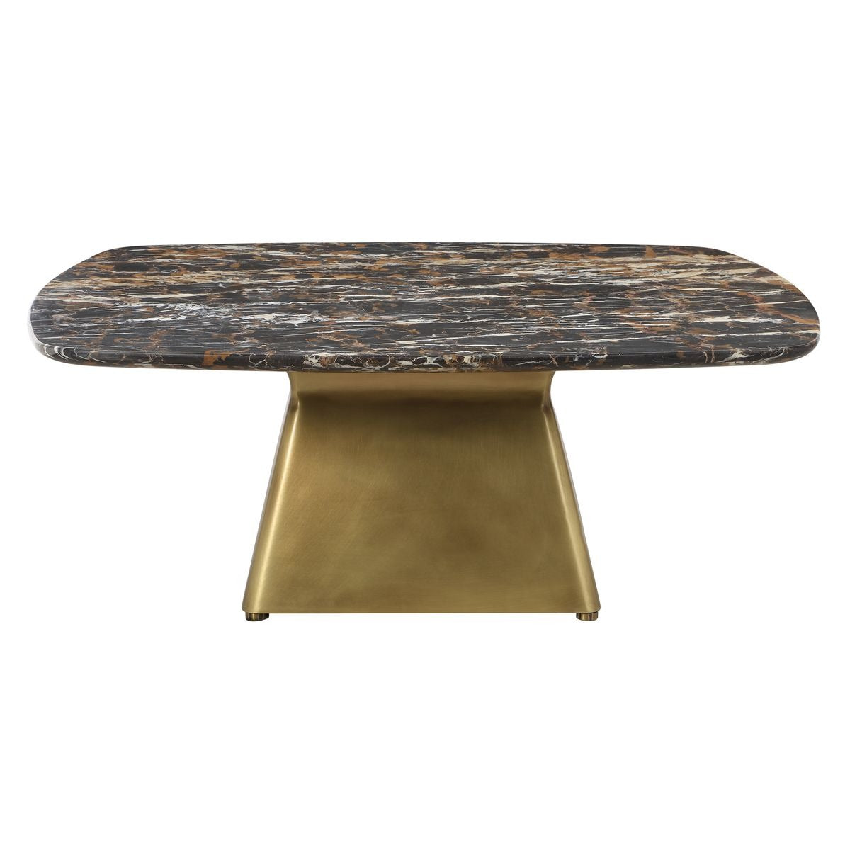 Equilateral Coffee Table – Michelangelo and Brass