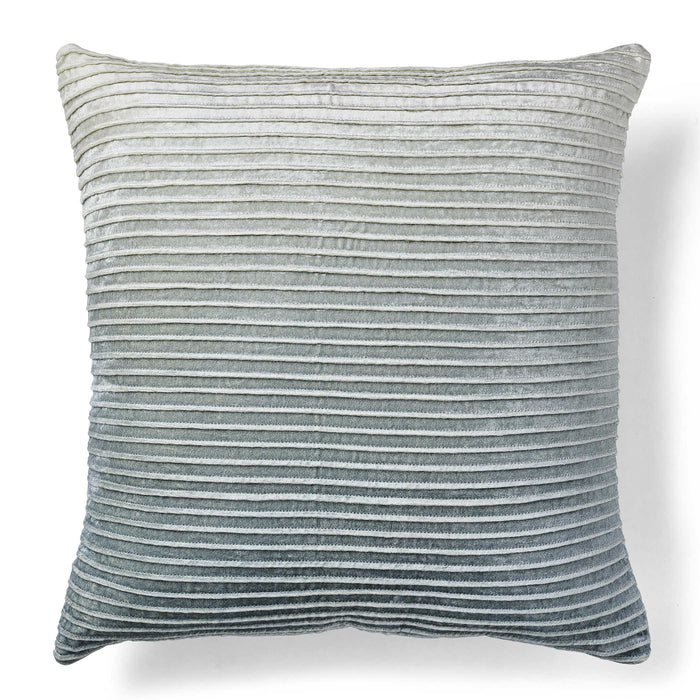 Fade Out Velvet Cushion – Blue