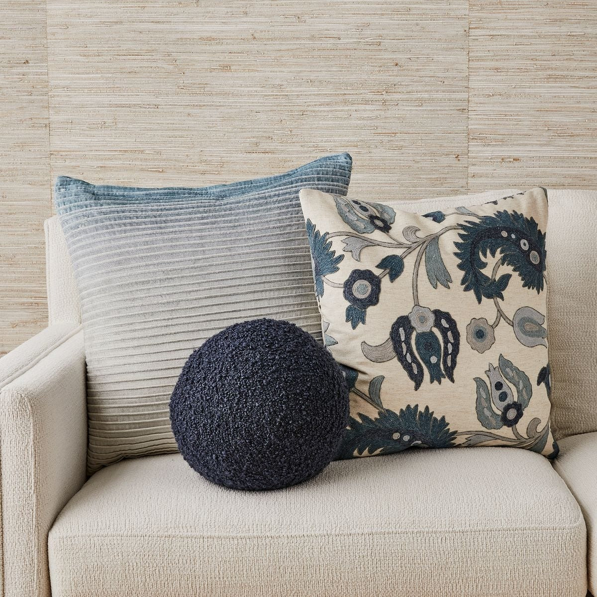 Ball Bearing Cushion – Bumpy Ride Indigo