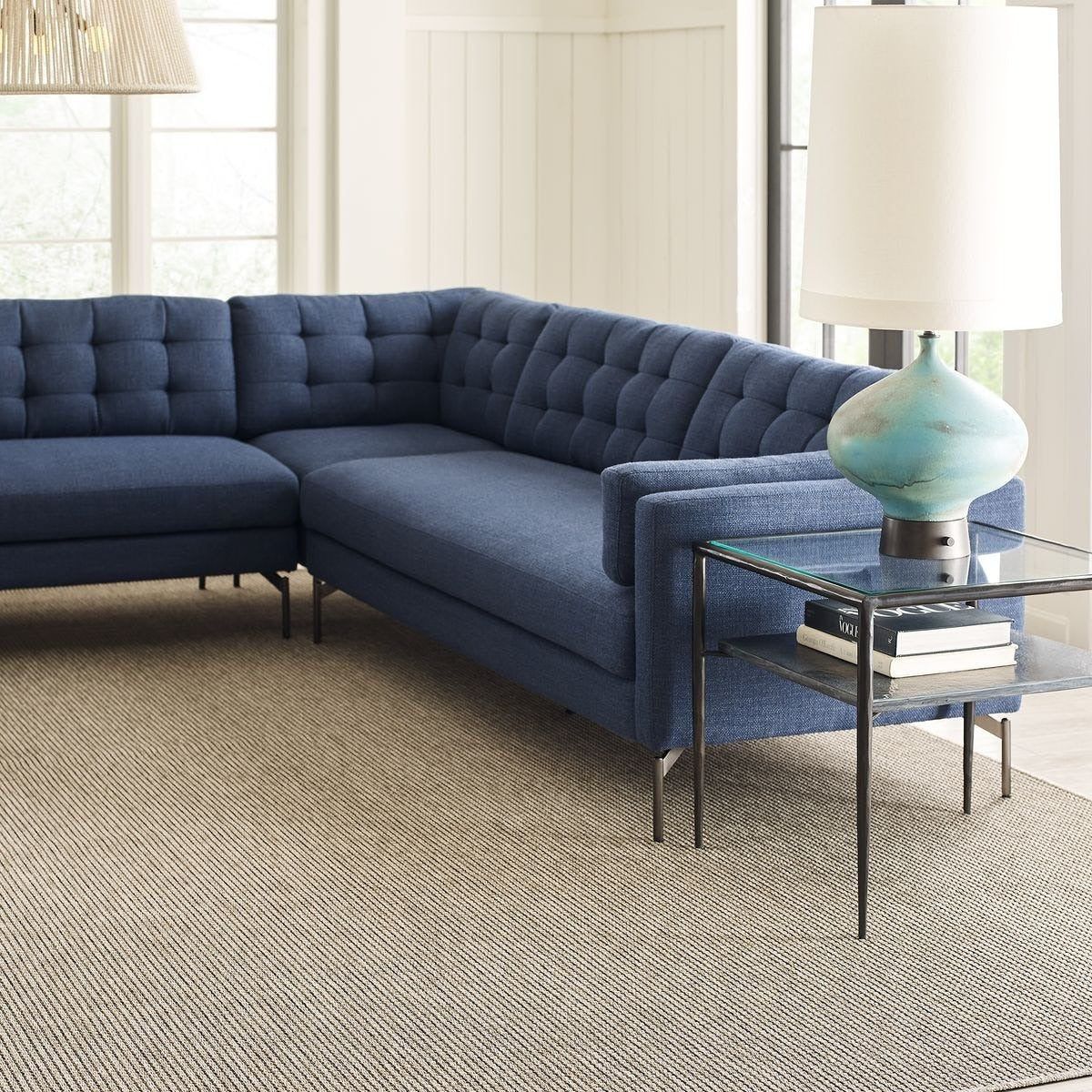 Chain Mail Rug – Sea Grey 335 x 427cm