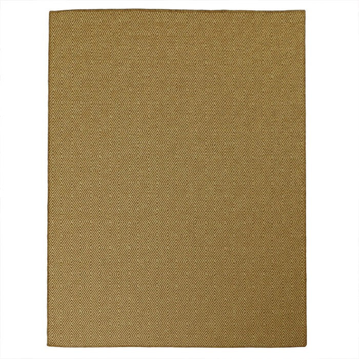Maize Diamond Rug – Burnt Umber, 274 x 366cm