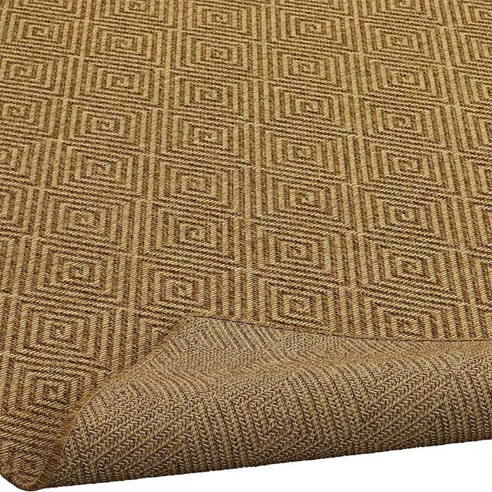 Maize Diamond Rug – Burnt Umber, 274 x 366cm