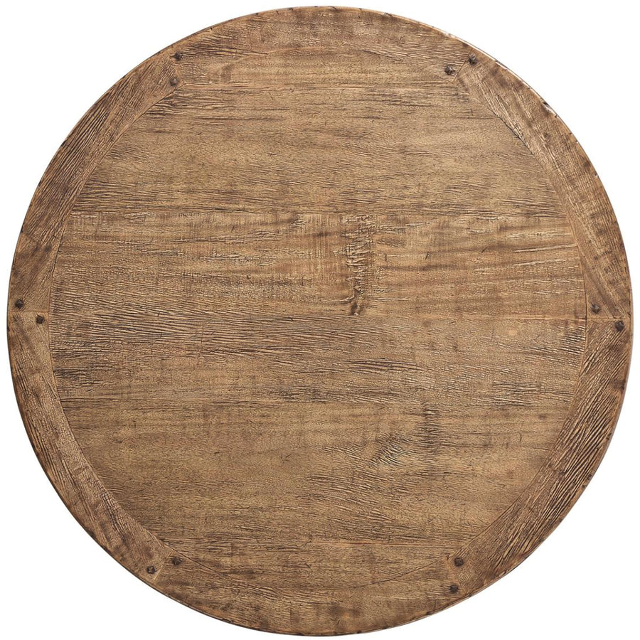 Palm Court Round Rattan Dining Table – 117cm