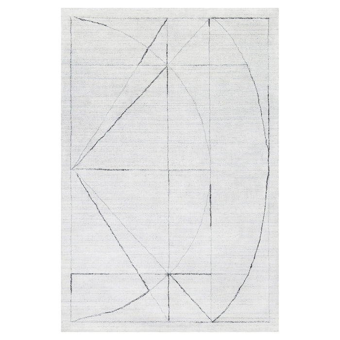 Costilla Modern White Rug – 274 x 396 cm