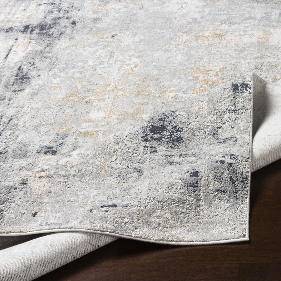 Paoli Abstract Rug – Grey, 152 x 288cm