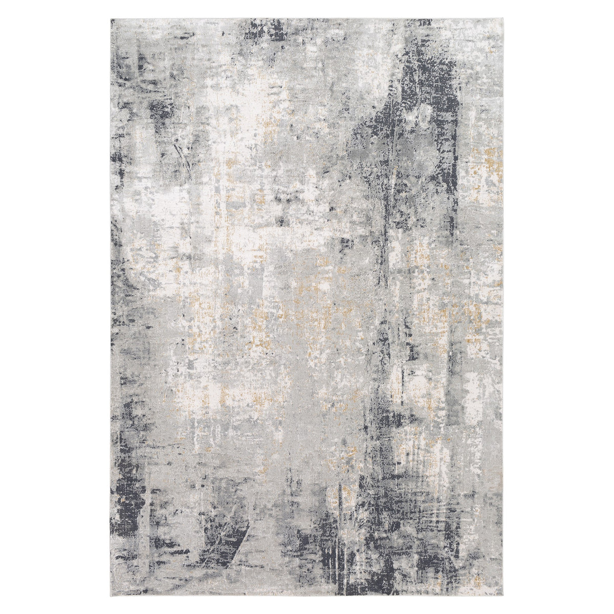 Paoli Abstract Rug – Grey, 152 x 288cm