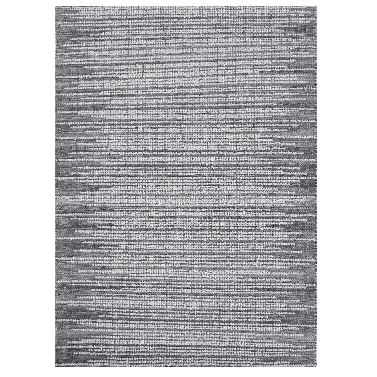 Salida Grey Wool Rug – 183 x 274 cm