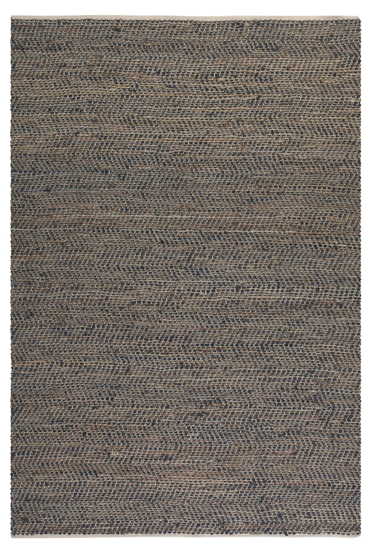 Tobais Rescued Leather and Hemp Rug – 244 x 305 cm