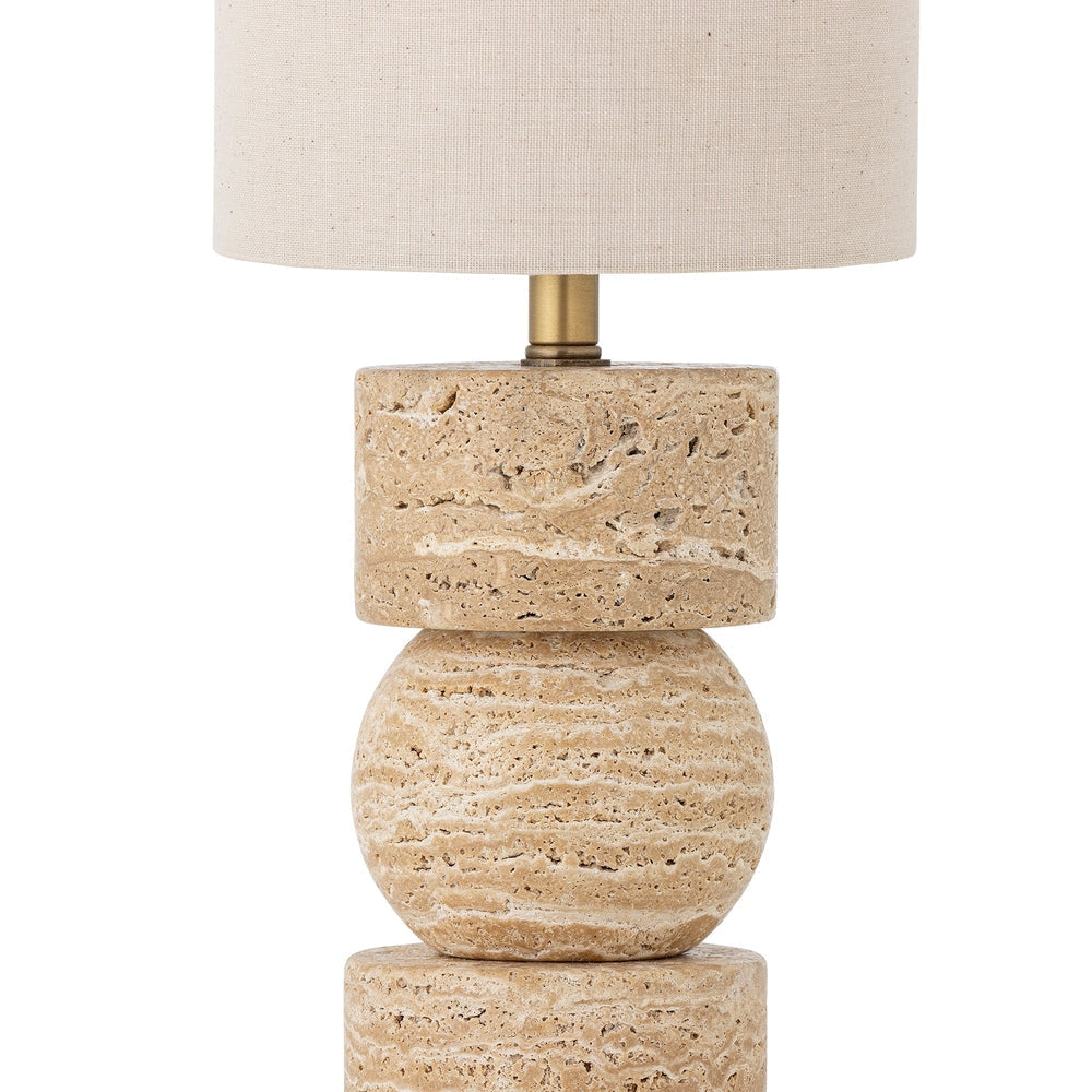 Marci Travertine Table Lamp