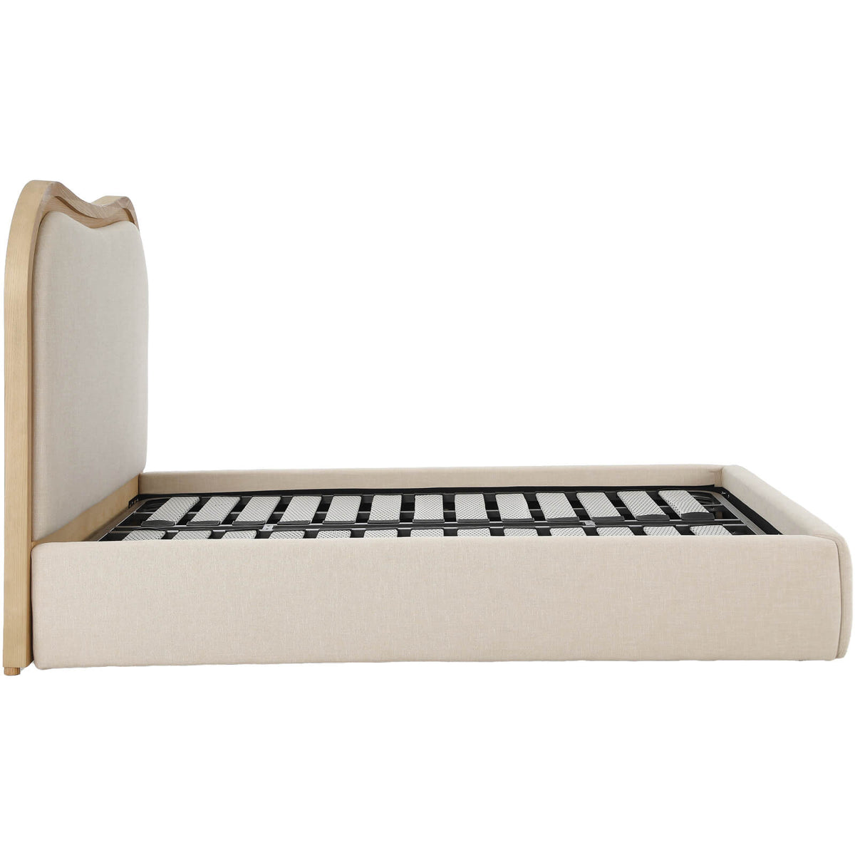 Sandford Curved Upholstered Bed – King Size