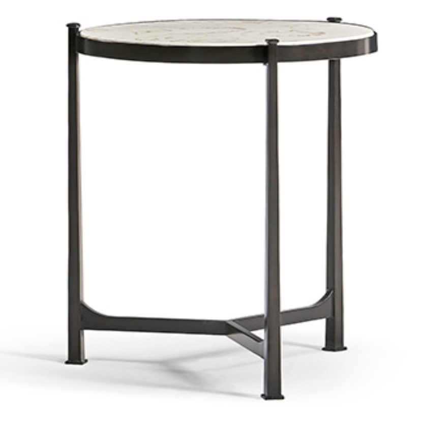 Scalia Lamp Table – Bronze, Medium