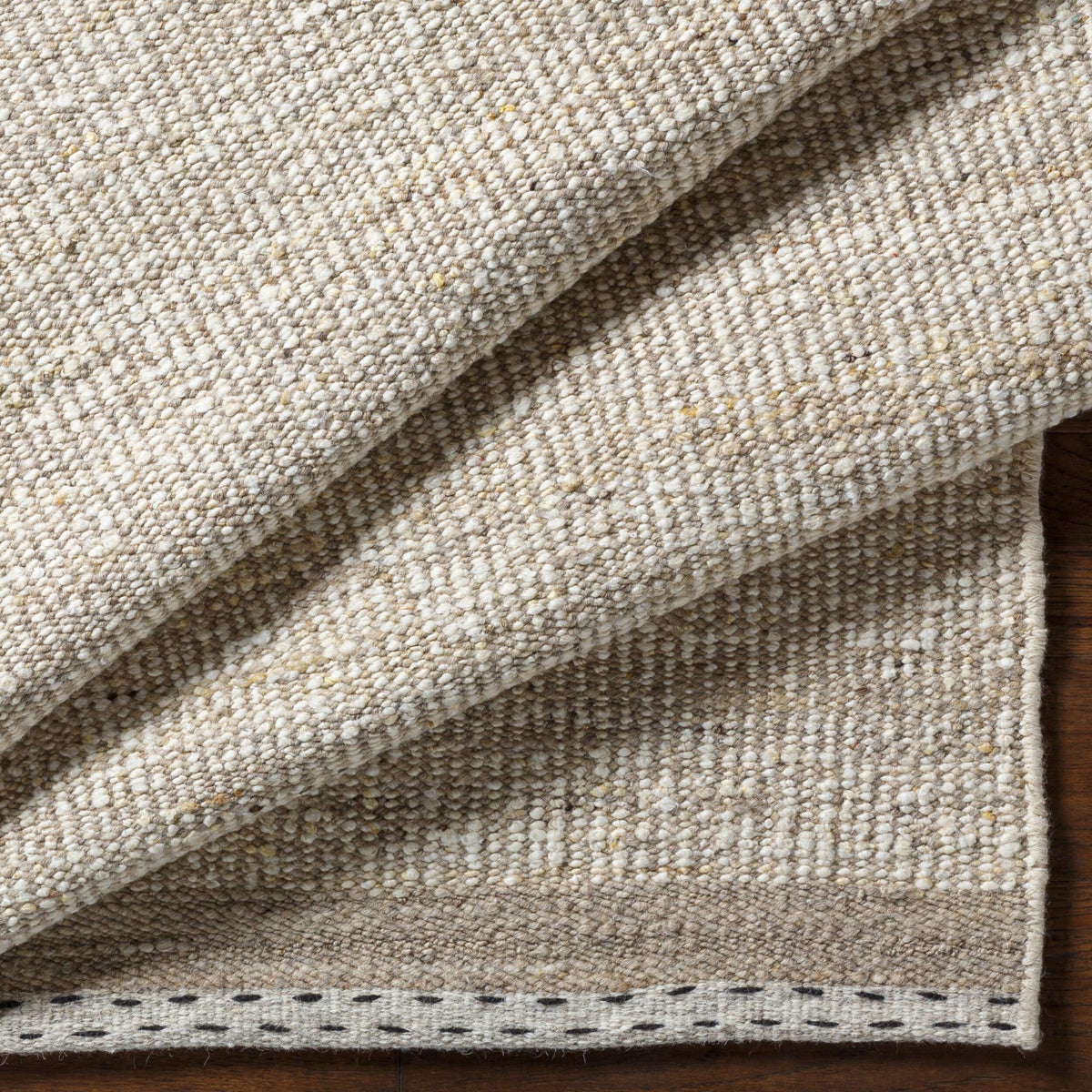 Sadie Hand Woven Rug in Beige – 229 x 152cm