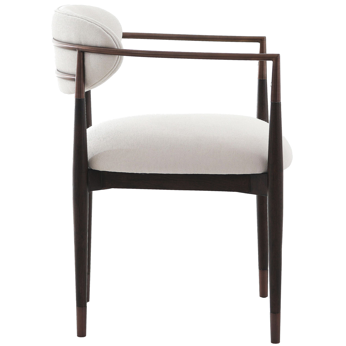 Soho Dining Chair – Walnut and Bronze