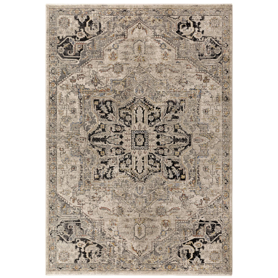 Sovereign Antique Medallion Rug on a white background, showing full Persian-inspired medallion design