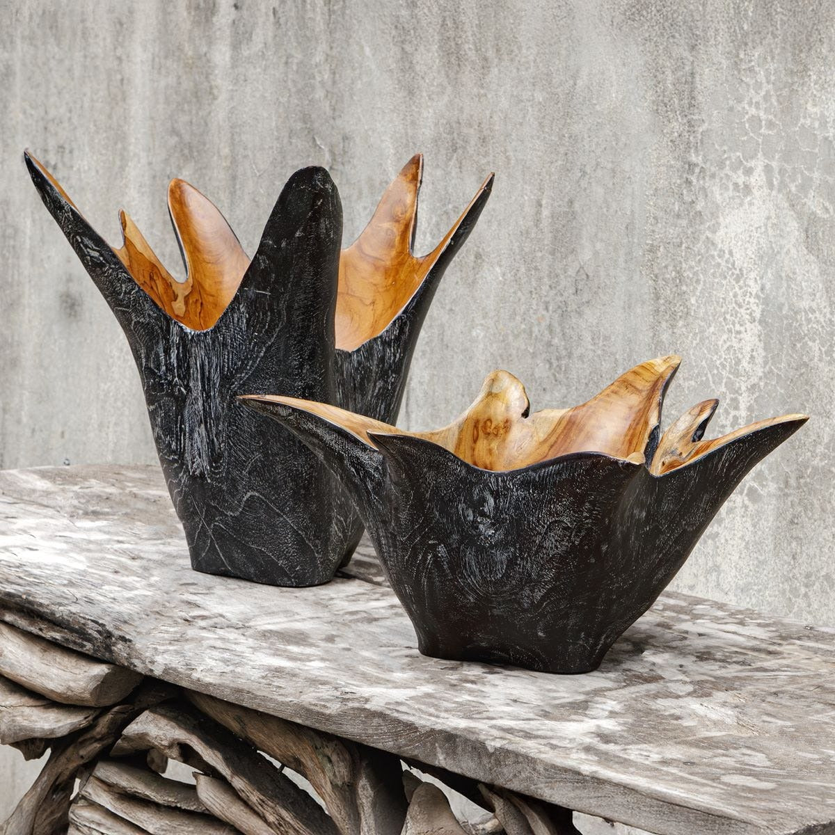 Starpetal Indoor/Outdoor Bowls – Set of 2