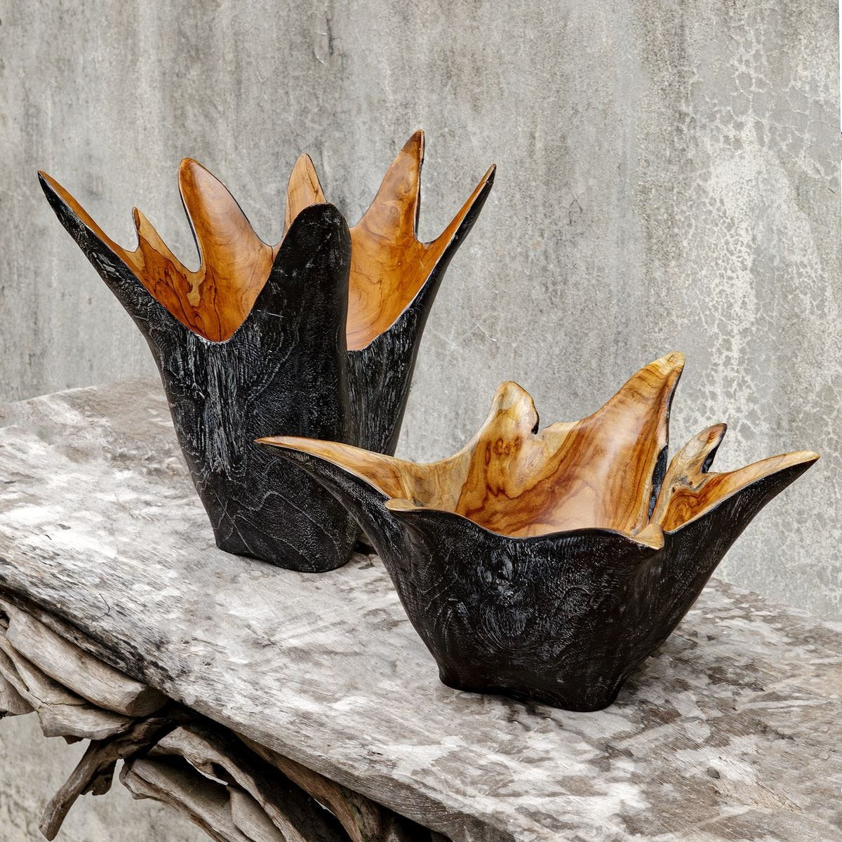 Starpetal Indoor/Outdoor Bowls – Set of 2