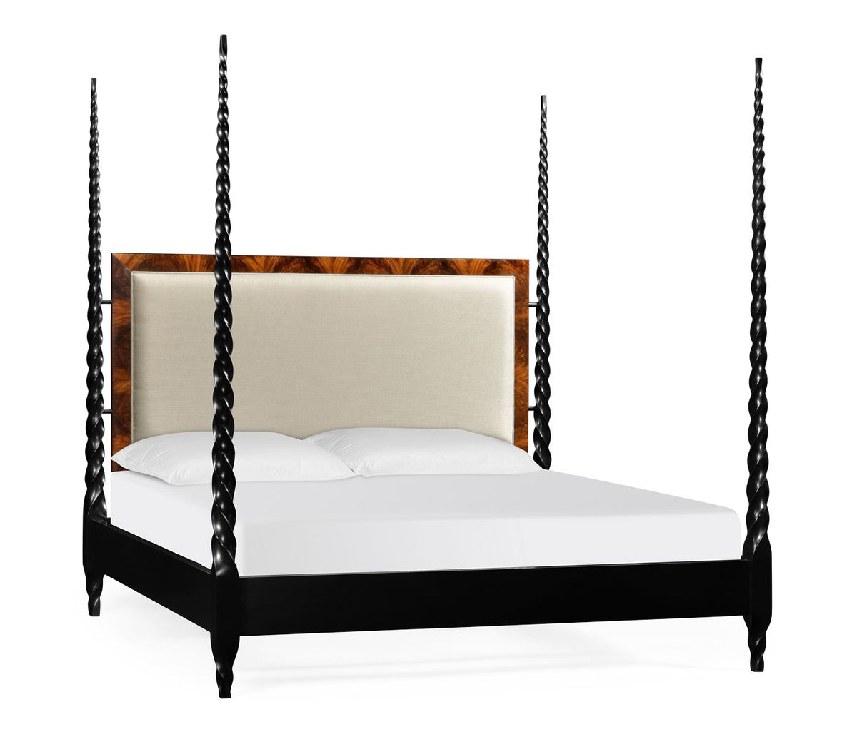 Barley Four-Poster Super King Bed Frame – Mazo