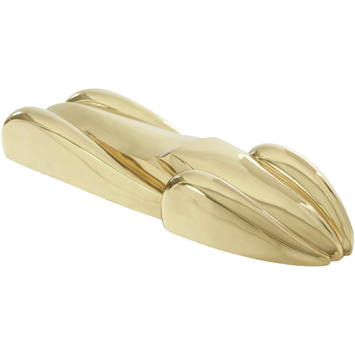 Gotham Car Sculpture – Polished Brass